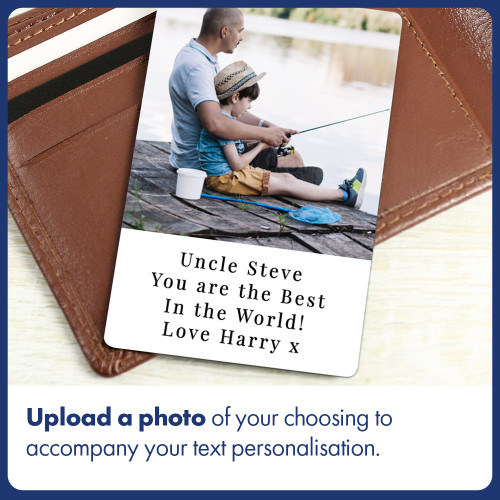 Personalised Photo Metal Wallet Card