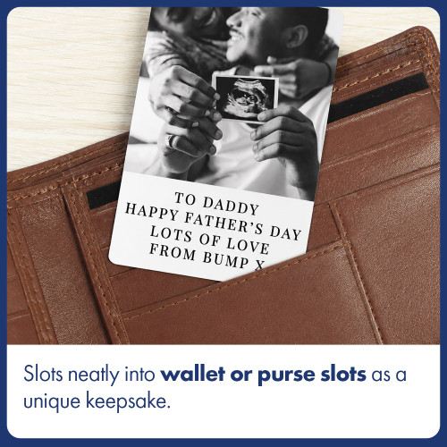 Personalised Photo Metal Wallet Card