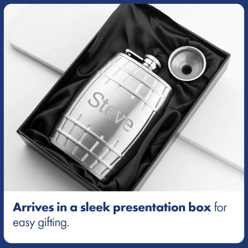 Personalised Cask Hip Flask