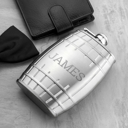 Personalised Cask Hip Flask