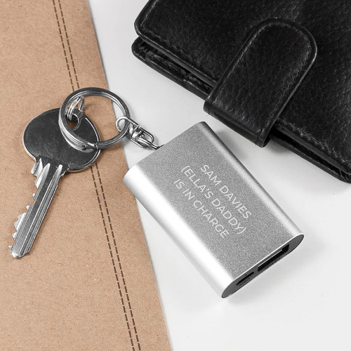 Personalised Mini Powerbank Keyring