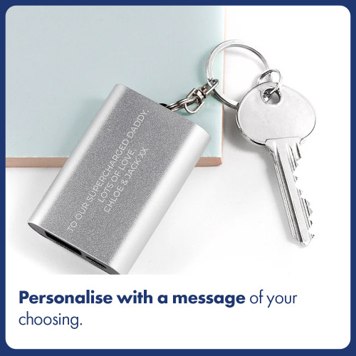 Personalised Mini Powerbank Keyring
