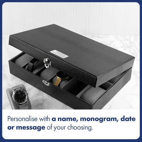 Personalised Luxury 12 Piece Watch Box