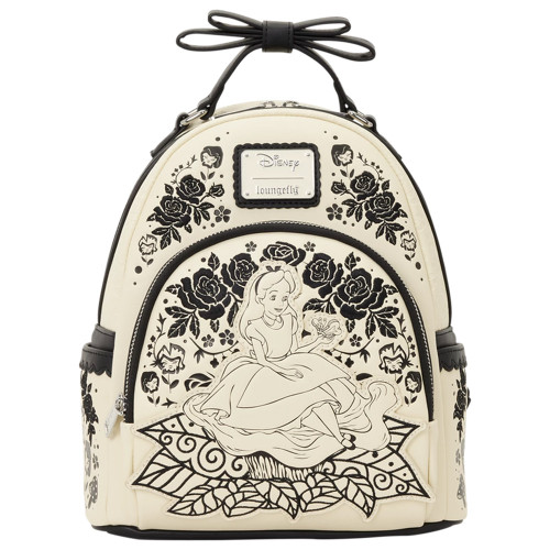 Alice in Wonderland Floral Loungefly Mini Backpack