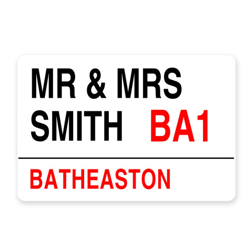 Personalised London Street Sign
