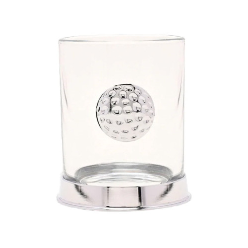 Personalised Golf Pewter Whisky Tumbler