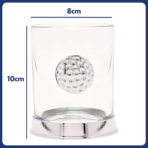 Personalised Golf Pewter Whisky Tumbler