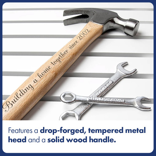 Personalised Wooden Claw Hammer