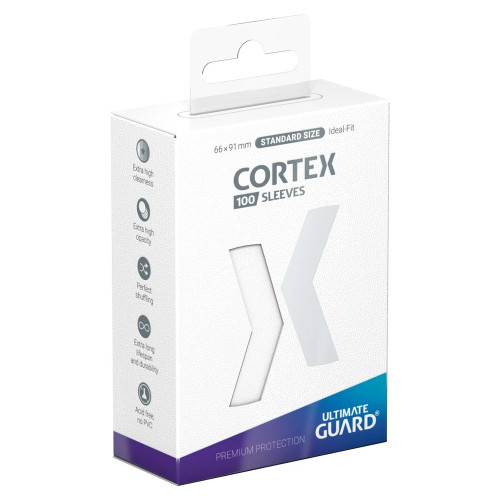 Ultimate Guard Cortex Sleeves Standard Size Set of 100 White