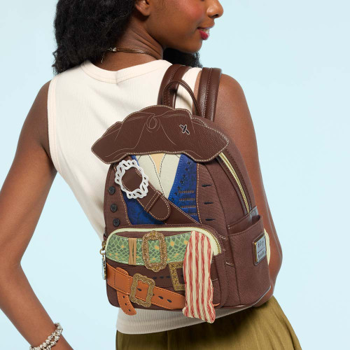 Pirates of the Caribbean Captain Jack Sparrow Loungefly Mini Backpack