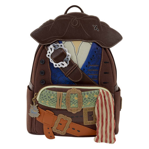 Pirates of the Caribbean Captain Jack Sparrow Loungefly Mini Backpack