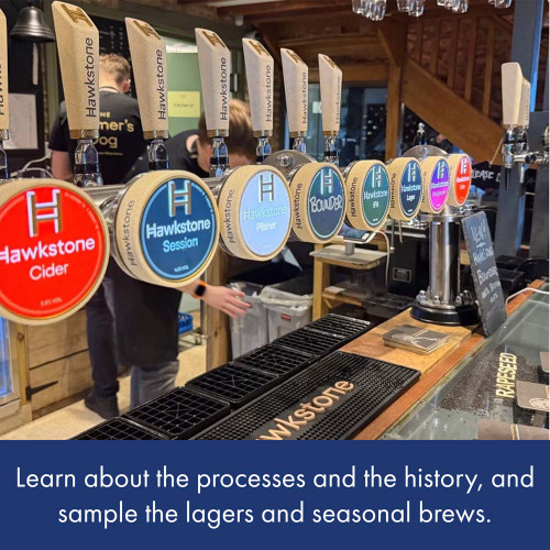 Brewery Tour with Tastings at Hawkstone Brewery for Two Experience