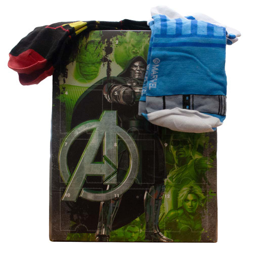 Marvel Avengers Doomsday 12 Days Socks Advent Calendar