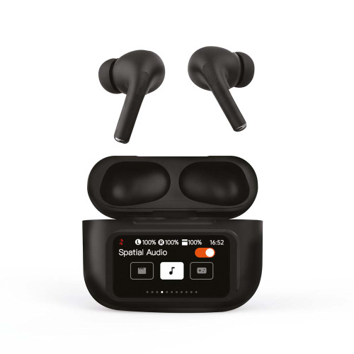 RED5 ANC EB10 Wireless Earbuds with Touch Screen Case Black