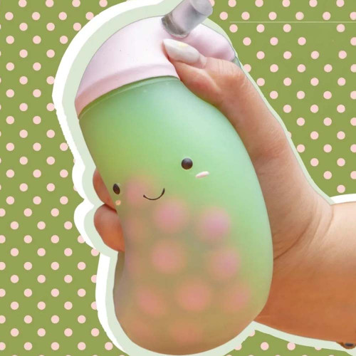 Matcha Boba Squish-Tea Stress Toy