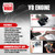 A graphic of the V8 engine model kit without extra tools, step-by-step instructions, engine sounds, and illuminating pistons.