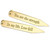Personalised Gold-Plated Collar Stiffeners