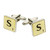 Scrabble Cufflinks Letter S