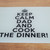 Personalised Keep Calm Chopping Board