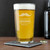 Personalised Moustache Pint Glass