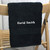 Personalised Black Hand Towel