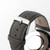 Personalised Men's Leather Watch In Ash (Serif)