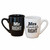 Mr and Mrs Always Right Mug Set in packaging