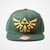 Zelda Snapback Cap with Golden Triforce Logo