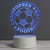 Personalised Football Colour-Changing Night Light