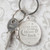 Personalised To the Moon and Back Photo Keyring