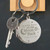 Personalised To the Moon and Back Photo Keyring