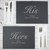 Personalised His and Hers Slate Placemat Set