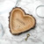 Personalised Rustic Carved Wooden Heart Dish