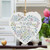 Personalised Botanical Wooden Heart