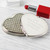 Personalised Diamante Heart Compact Mirror