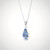 Forget Me Not Teardrop Pendant