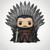 Game of Thrones Jon Snow on Iron Throne Pop! Vinyl