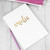 Personalised Gold Name Hardback A5 Notebook