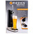 The grey retail box showing the beer dispenser next to a glass with a foamy head and explaining its micro-foam tech.