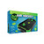 The blue and green retail box for the tabletop Neon Air Hockey game, showing the included product and accessories.
