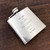 Engraved Established Today Hipflask