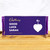 Personalised 360g Cadbury Dairy Milk Heart Bar