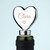 Personalised Love Heart Silver Plated Bottle Stopper