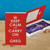 Personalised Keep Calm Cadbury 110g Chocolate Card