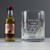 Personalised Cut Crystal Glass and Whisky Gift Set