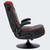 BraZen Serpent 2.1 Bluetooth Gaming Chair – Black and Red