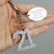 Personalised 21st Diamante Keyring