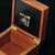 Boxed Desk Chronometer In Glass-Topped Hardwood Case