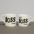 Personalised Boss and Mini Boss Mug Set