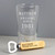 Personalised Awesome Since Pint Glass and Bottle Opener